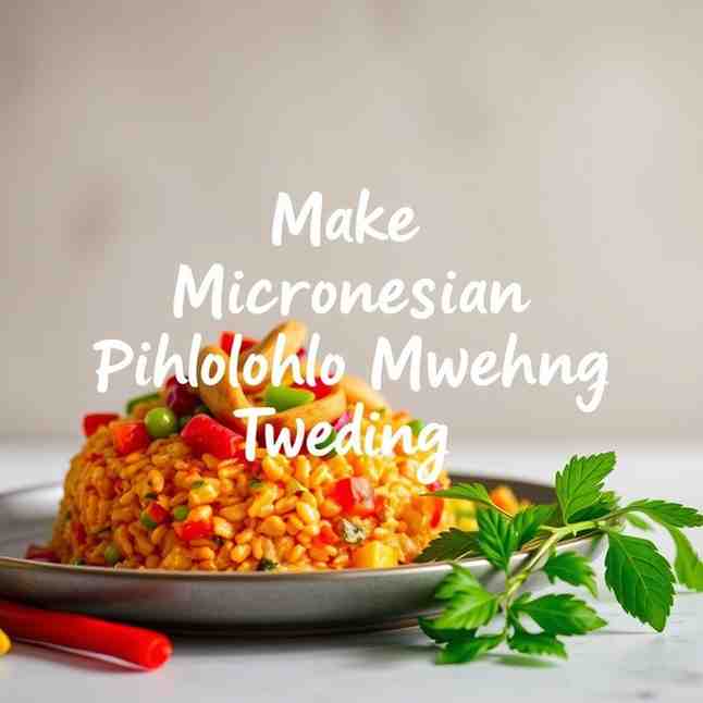 Spicy Rice Cake - Make Micronesian Pihlohlo Mwehng Today